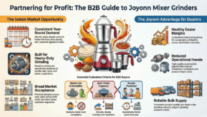 Read more about the article Best Mixer Grinder in India: A Practical Choice for Dealers & Distributors