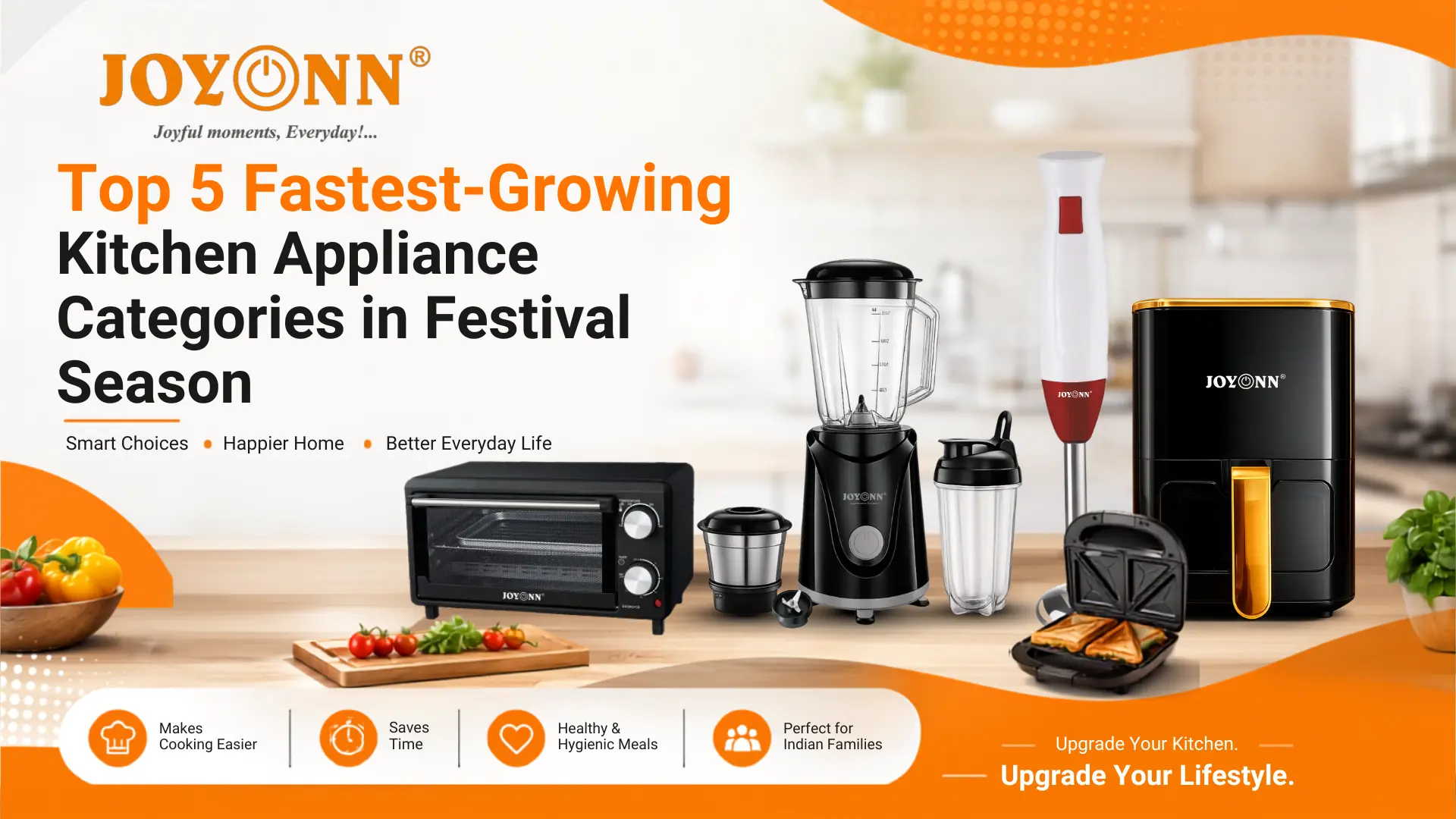 You are currently viewing Top 5 Fastest Growing Kitchen Appliance Categories in Festival Season