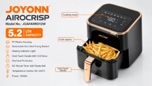 Joyonn air fryer 5L capacity